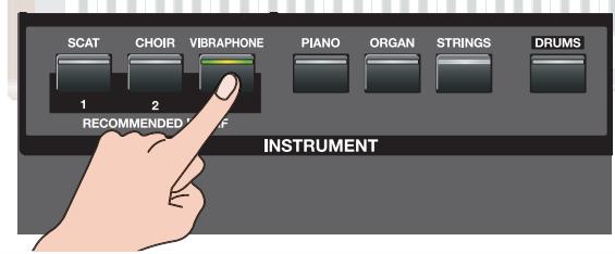 ROLAND RK-500 - Use the INSTRUMENT buttons to select the sound that you want to play from the keyboard. - 2