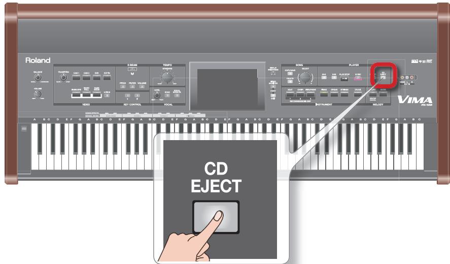 ROLAND RK-500 - Playing back songs from a CD - 1