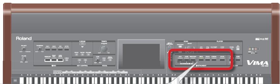 ROLAND RK-500 - Use the INSTRUMENT buttons to select the sound that you want to play from the keyboard. - 1