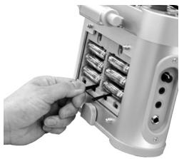 ROLAND RMP-12 - Removing the Batteries - 1