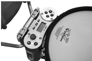 ROLAND RMP-12 - Attach the RMP-12 and lock it in place. - 1