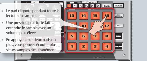 ROLAND SP-555 - Lecture des samples - 10