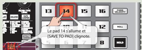 ROLAND SP-555 - Sauvegarde du sample dans un pad - 4