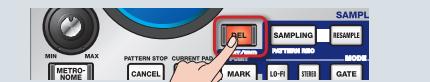 ROLAND SP-555 - Suppression d'un sample - 2
