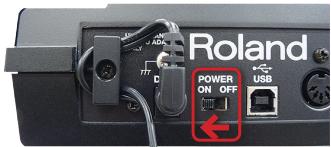 ROLAND SP-555 - Reliez la SP-555 à votre système d'écoute - 5