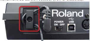 ROLAND SP-555 - Reliez la SP-555 à votre système d'écoute - 2