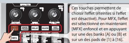 ROLAND SP-555 - Ajout d'effets - 3