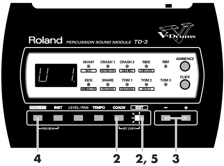 ROLAND TD-3 - NOTE - 1