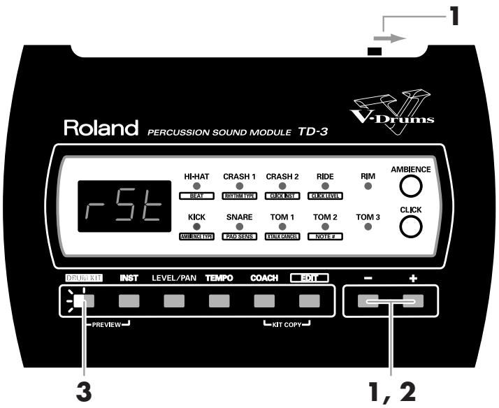 ROLAND TD-3 - NOTE - 1