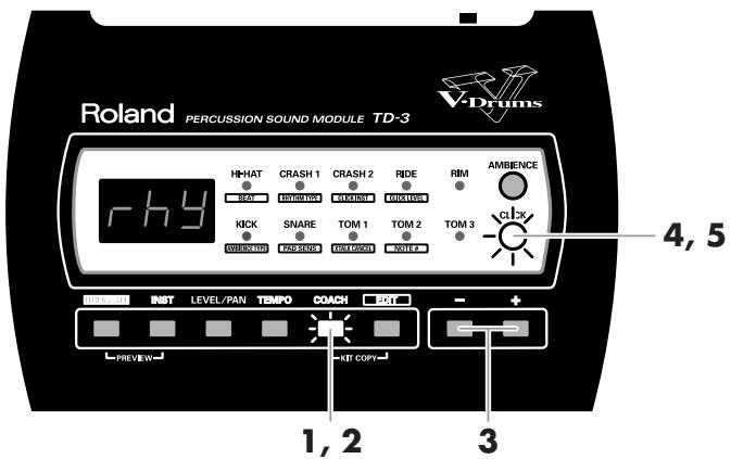 ROLAND TD-3 - Réglage - 1