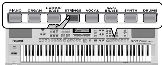 ROLAND EXR-7 - Utilisation des boutons TONE - 1