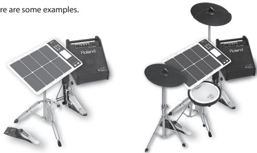 ROLAND OCTAPAD SPD-30 - Connect optional pedals and pads - 1