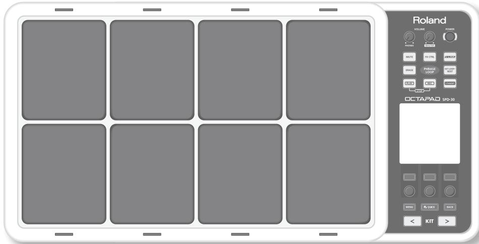 ROLAND OCTAPAD SPD-30 - Top Panel - 1