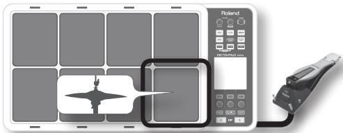ROLAND OCTAPAD SPD-30 - If a hi-hat control pedal is connected - 1