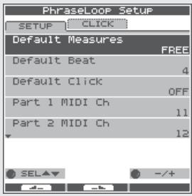 ROLAND OCTAPAD SPD-30 - MENU screen Quick Menu - 8