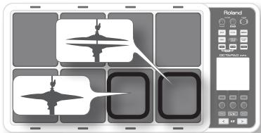 ROLAND OCTAPAD SPD-30 - If a hi-hat control pedal is not connected - 1