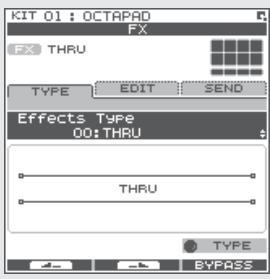 ROLAND OCTAPAD SPD-30 - MENU screen Quick Menu - 2