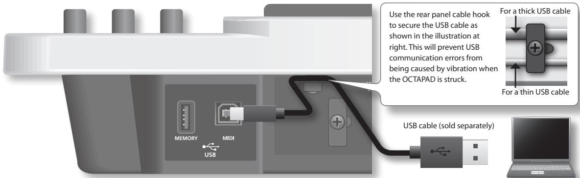 ROLAND OCTAPAD SPD-30 - Connecting to your Computer via USB - 1