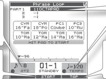 ROLAND OCTAPAD SPD-30 - Quantize and Tempo Settings (STANDBY) - 1