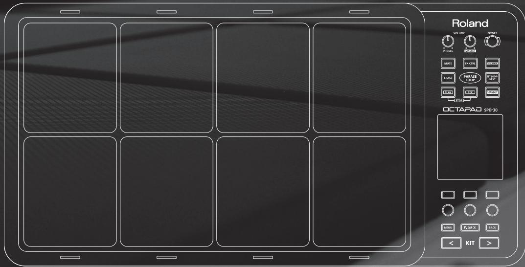 ROLAND OCTAPAD SPD-30 - Advance Operation - 1