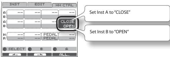 ROLAND OCTAPAD SPD-30 - If a hi-hat control pedal is not connected - 4