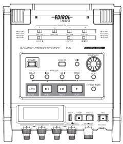ROLAND R-44 - Recording Digital Audio from an Analog Device - 1