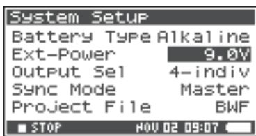 ROLAND R-44 - Setting the final voltage - 8