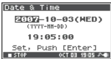 ROLAND R-44 - Date &amp; Time Settings - 3