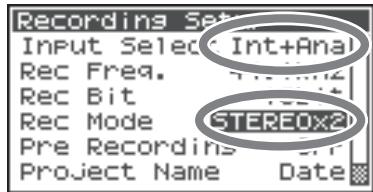 ROLAND R-44 - - System settings - 1