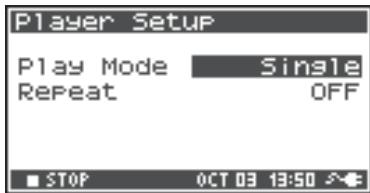 ROLAND R-44 - Player Setup - 3