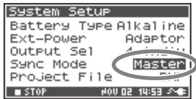 ROLAND R-44 - - System settings - 1