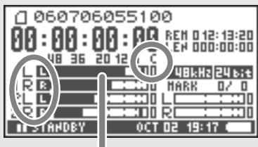 ROLAND R-44 - Adjusting the input levels - 1