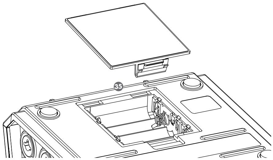 ROLAND R-44 - Bottom Panel - 1