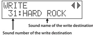 ROLAND VE-20 - Saving a sound as a different User Sound - 2