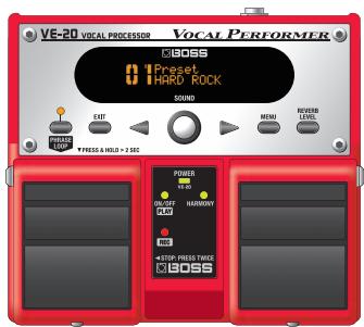 ROLAND VE-20 - Pedal functions for live performance - 1
