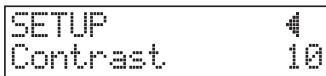 ROLAND VE-20 - Adjusting the screen's legibility (Contrast) - 1