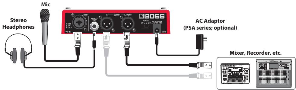 ROLAND VE-20 - Turning the power off - 2