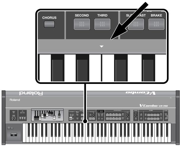 ROLAND VR-700 - Boundary Between Upper and Lower Parts (Split Point) - 1
