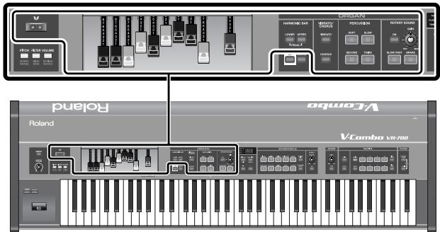 ROLAND VR-700 - Controls That can be Operated Even While Locked - 1