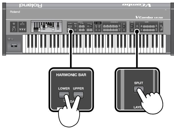 ROLAND VR-700 - Playing the upper part and pedal part - 1