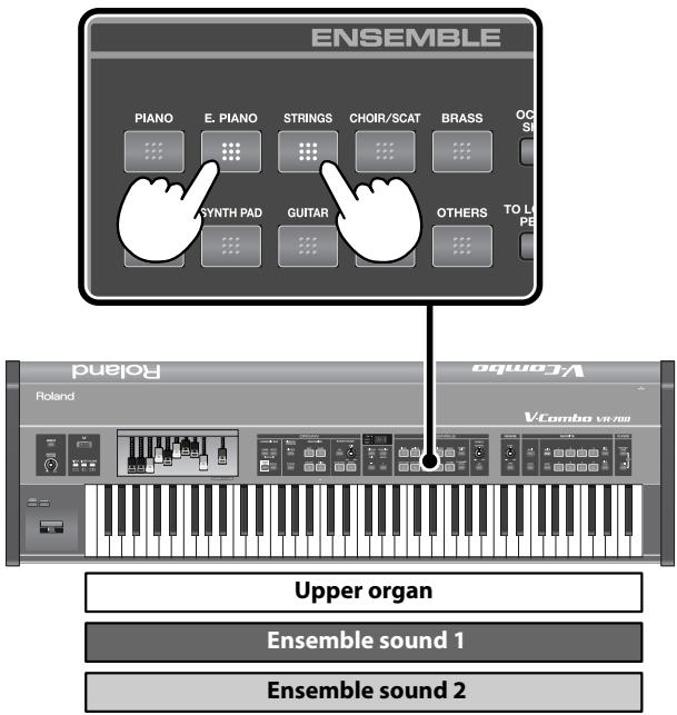 ROLAND VR-700 - Layering Two Ensemble Sounds - 2