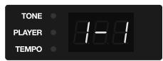 ROLAND VR-700 - Indications in the Display - 2