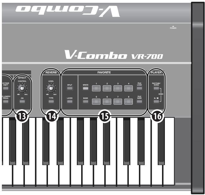 ROLAND VR-700 - REVERB section - 1