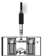 ROLAND CB-120XL - Impostazioni dell'interruttore a pedale - 3