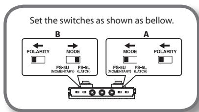ROLAND CB-120XL - Foot Switch Settings - 8