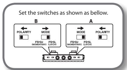 ROLAND CB-120XL - Foot Switch Settings - 4