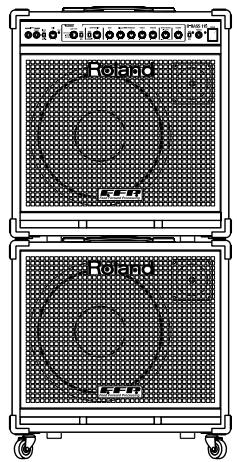ROLAND D-BASS 115 - Stacking - 5