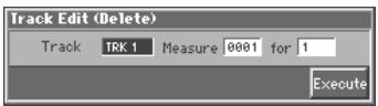 ROLAND FANTOM - Deleting Unwanted Measures (Delete) - 1