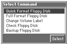 ROLAND FANTOM - Preparing a Disk for Use by the Fantom - 2