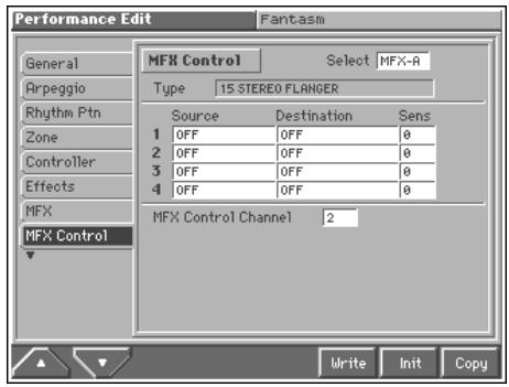ROLAND FANTOM - MFX Control - 1